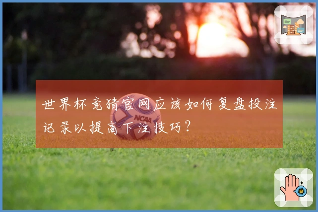 世界杯竞猜官网应该如何复盘投注记录以提高下注技巧？