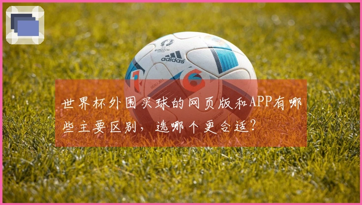 世界杯外围买球的网页版和APP有哪些主要区别，选哪个更合适？